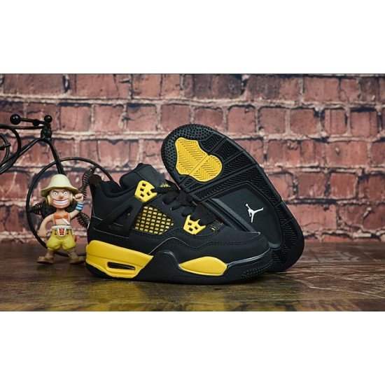 Air jordan 4 black yellow