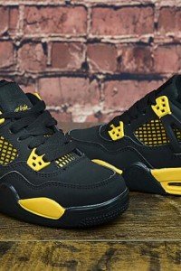 Air jordan 4 black yellow