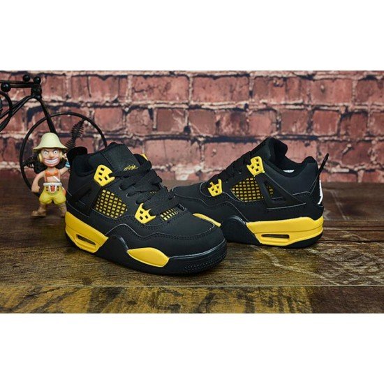 Air jordan 4 black yellow