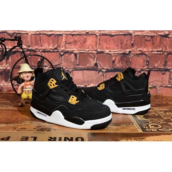 Air jordan 4 black gold