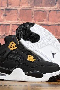 Air jordan 4 black gold