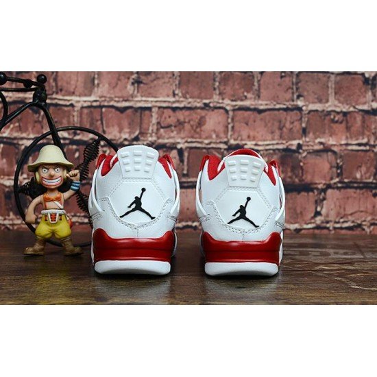 Air jordan 4 white red