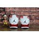 Air jordan 4 white red