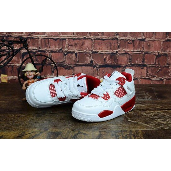 Air jordan 4 white red