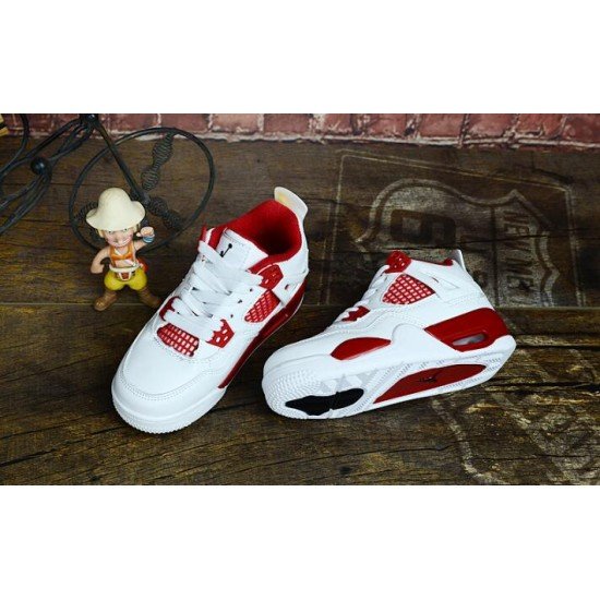 Air jordan 4 white red