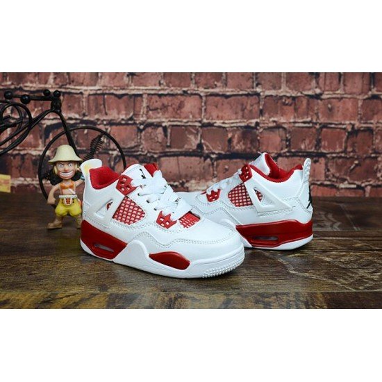 Air jordan 4 white red