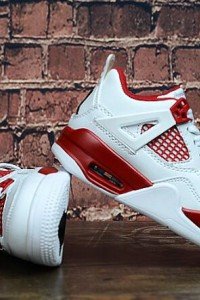 Air jordan 4 white red