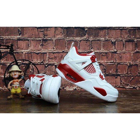 Air jordan 4 white red