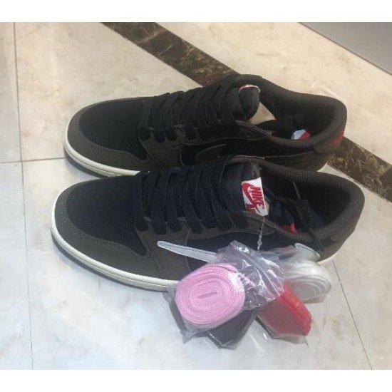 Air Jordan 1 Retro Low OG Barb Dark Brown