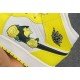 Air Jordan 1 Mid white yellow