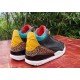 AIR JORDAN 3 black red yellow yellow crocodile pattern