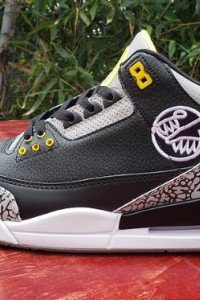 AIR JORDAN 3 black gray yellow