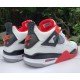 Air Jordan 4 Retro White Red NIKE