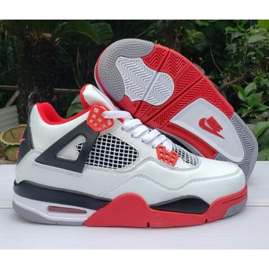 Air Jordan 4 Retro White Red NIKE