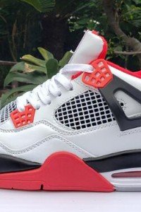 Air Jordan 4 Retro White Red NIKE