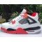 Air Jordan 4 Retro White Red NIKE