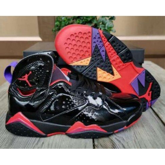 Air Jordan 7 black patent leather 313358-006