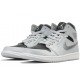 Air Jordan 1 Mid Lovers Wolf Gray 554725-032