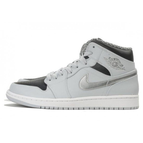 Air Jordan 1 Mid Lovers Wolf Gray 554725-032