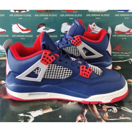 Air Jordan 4 Dark Blue/Red