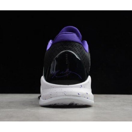 Kobe 5 white black purple