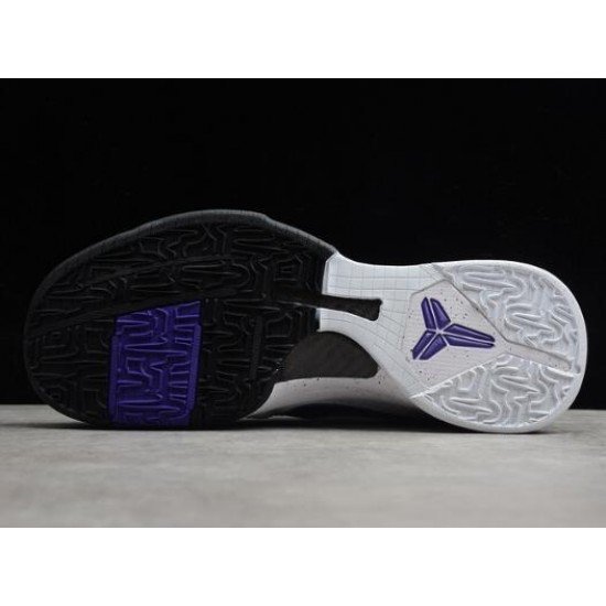 Kobe 5 white black purple