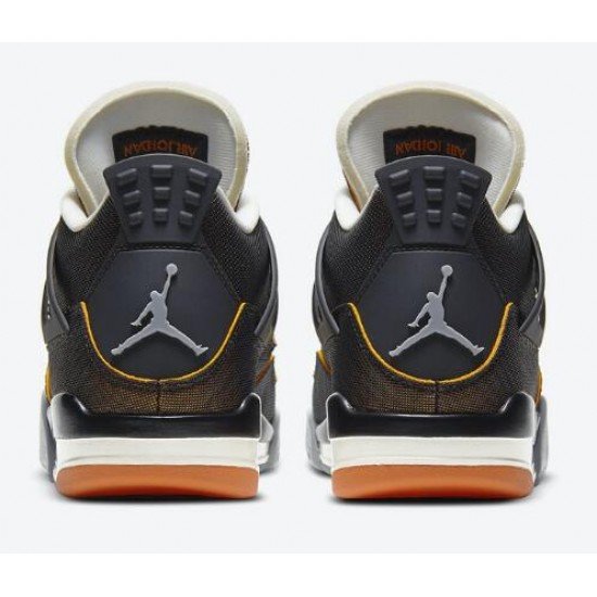 Air Jordan 4 Black Orange CW7183-100