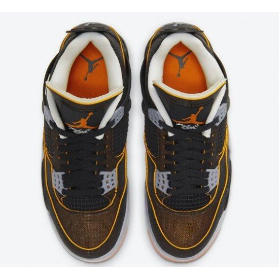 Air Jordan 4 Black Orange CW7183-100