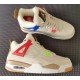 Air Jordan IV beige colorful mandarin ducks