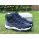 Air Jordan 11 Navy Blue Velvet