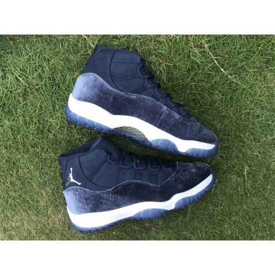 Air Jordan 11 Navy Blue Velvet