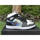 Air Jordan 1 Mid (GS) Black & White