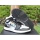 Air Jordan 1 Mid (GS) Black & White