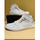 Air Jordan 1 Mid SE Craft White and Phantoma