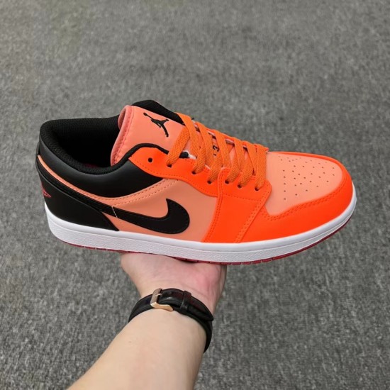 AJ1 Low Black Orange