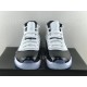 Air Jordan 11 High Top Black and White Buckle