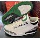 Air Jordan 3 White Black Green