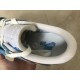 AJ1 low-top blue joint men's shoes