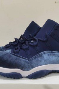 AJ 11 New Dark Blue Fleece