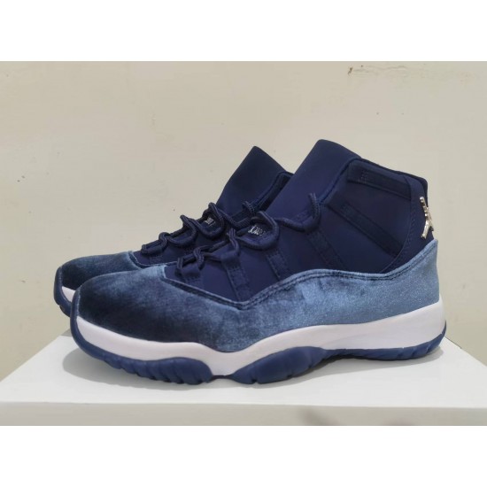 AJ 11 New Dark Blue Fleece