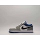 Air Jordan1 D white and blue crack