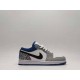 Air Jordan1 D white and blue crack