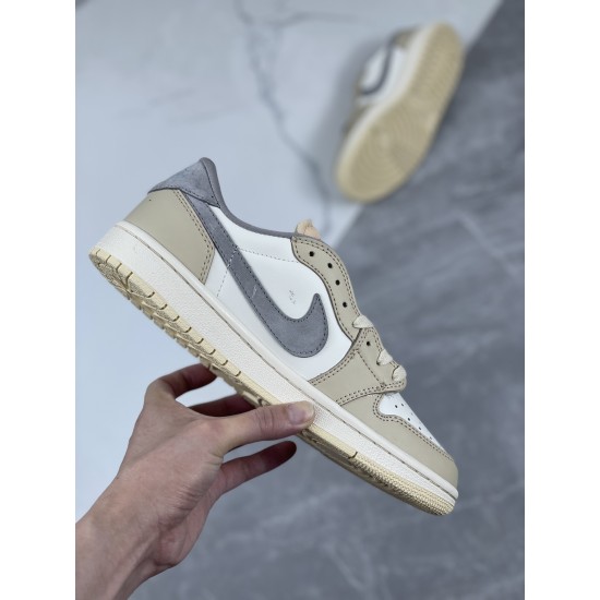 AJ1 Low Khaki