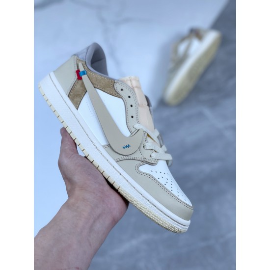 AJ1 Low Khaki