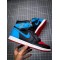 AJ1 black blue red