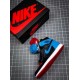 AJ1 black blue red