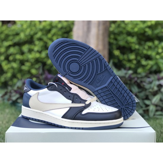 Air Jordan 1 White and Blue Barb