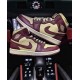 Aj1 wine red khaki mandarin duck