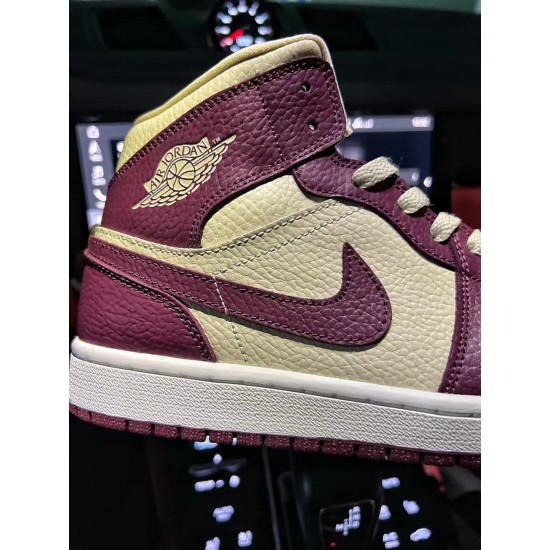 Aj1 wine red khaki mandarin duck