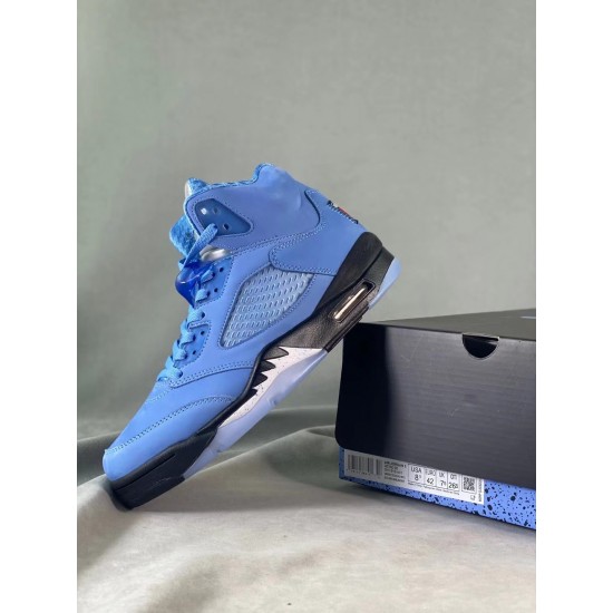 Air Jordan 5 North Carolina Blue